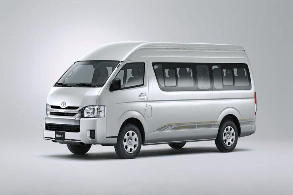 Toyota Hiace Van for private airport transfer in Hurghada